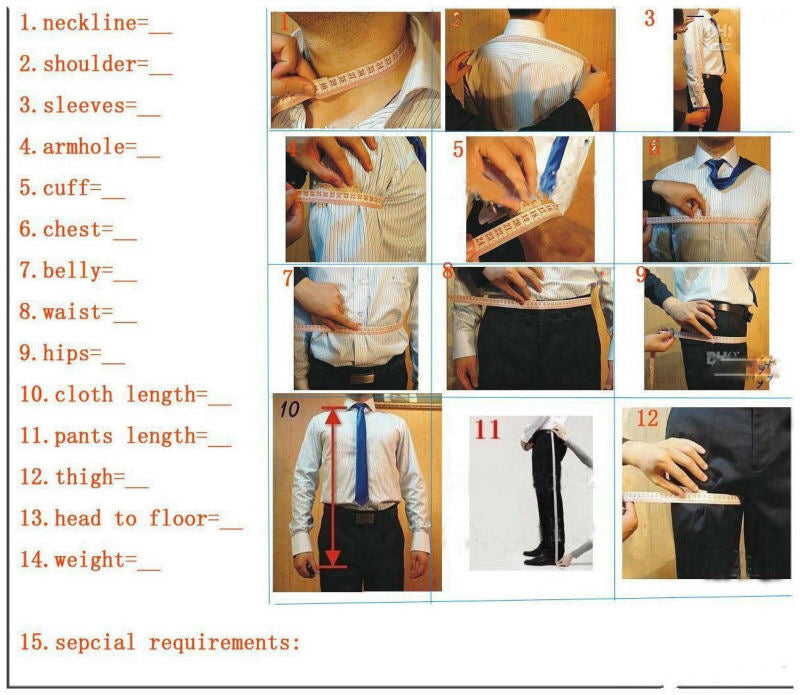 Custom Dress Suit & Tuxedo (2 pc., 3 pc., Made To Order)