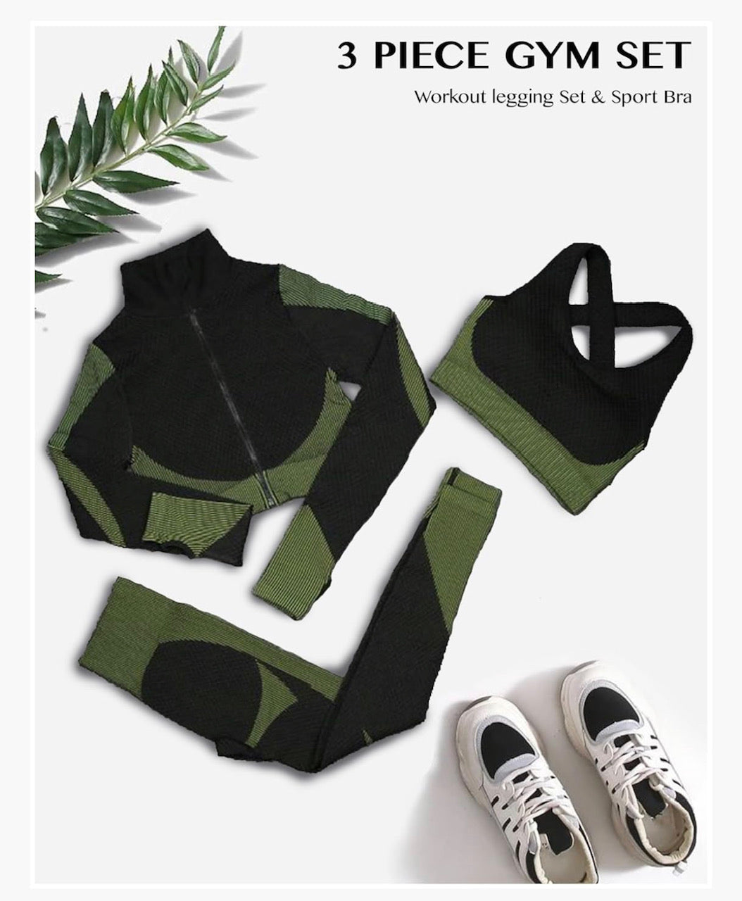 3-Piece Seamless Fitness Set (Women)