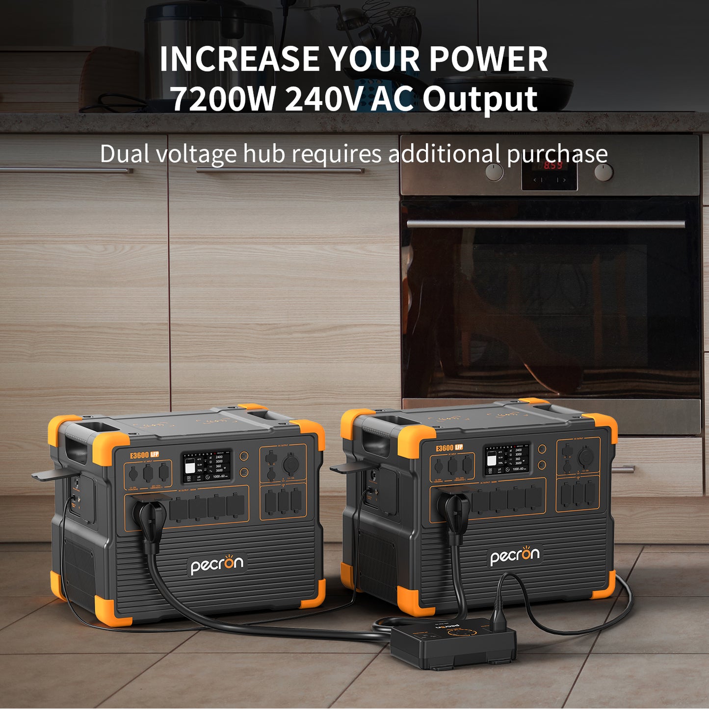 PECRON E3600 LFP PORTABLE POWER STATION