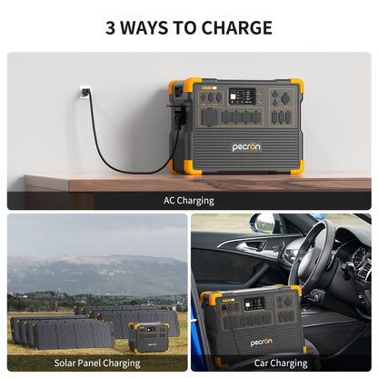PECRON E3600 LFP PORTABLE POWER STATION