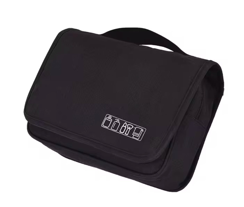 Toiletries Bag - Compact Folding & Hanging