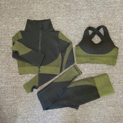 3-Piece Seamless Fitness Set (Women)