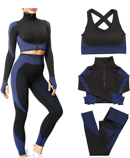 3-Piece Seamless Fitness Set (Women)