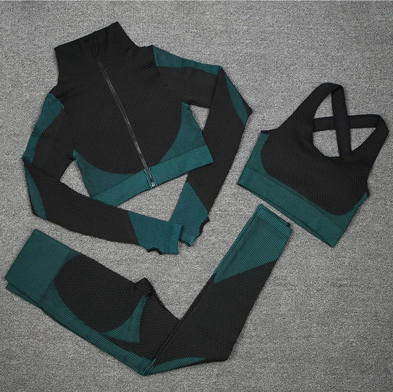 3-Piece Seamless Fitness Set (Women)