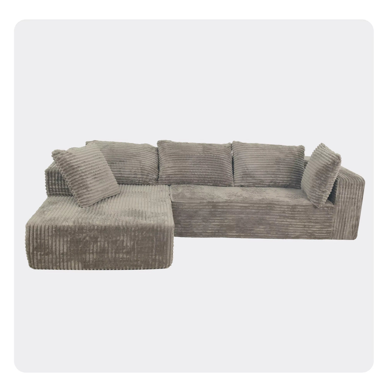 L-Shaped Living Room Gel Furniture - 1609 Model